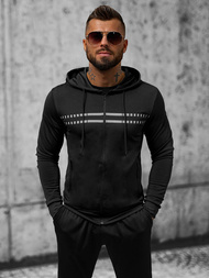 Kurtka przejściowa męska czarna OZONEE JS/M10306