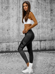 Legginsy damskie czarne OZONEE O/YY9283
