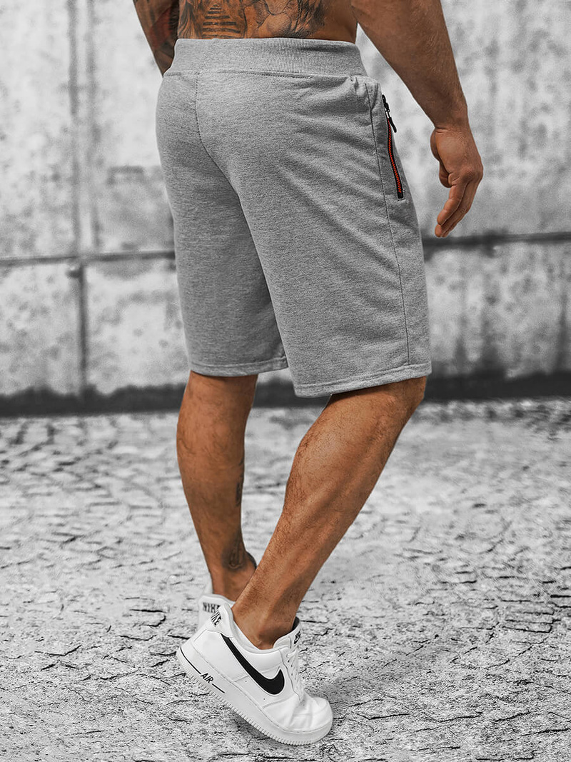 Spodenki dresowe męskie szare OZONEE JS/8K290