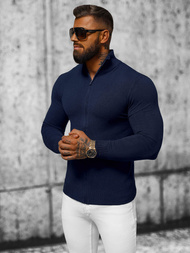 Sweter męski rozpinany granatowy OZONEE NB/MM6004/6Z