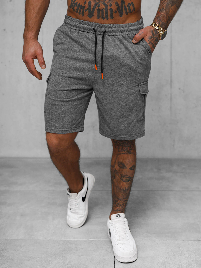 Шорти чоловічі Графітові OZONEE JS/8K218/5