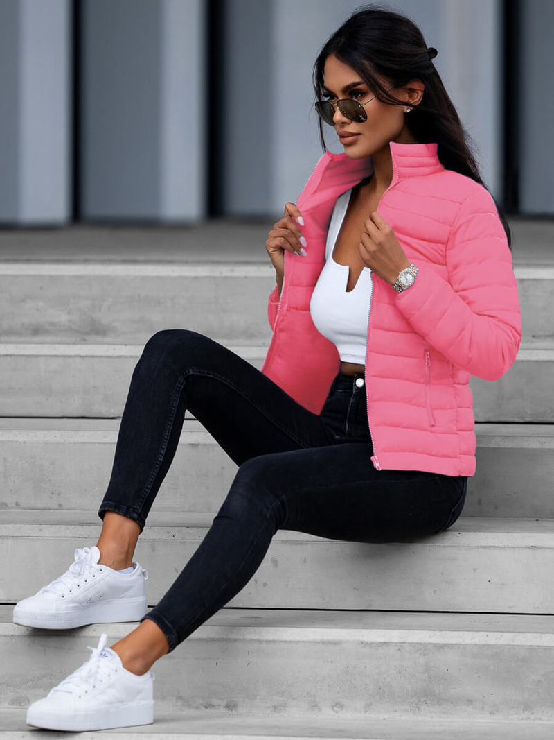 Куртка жіноча Рожева OZONEE JB/JP1141Z