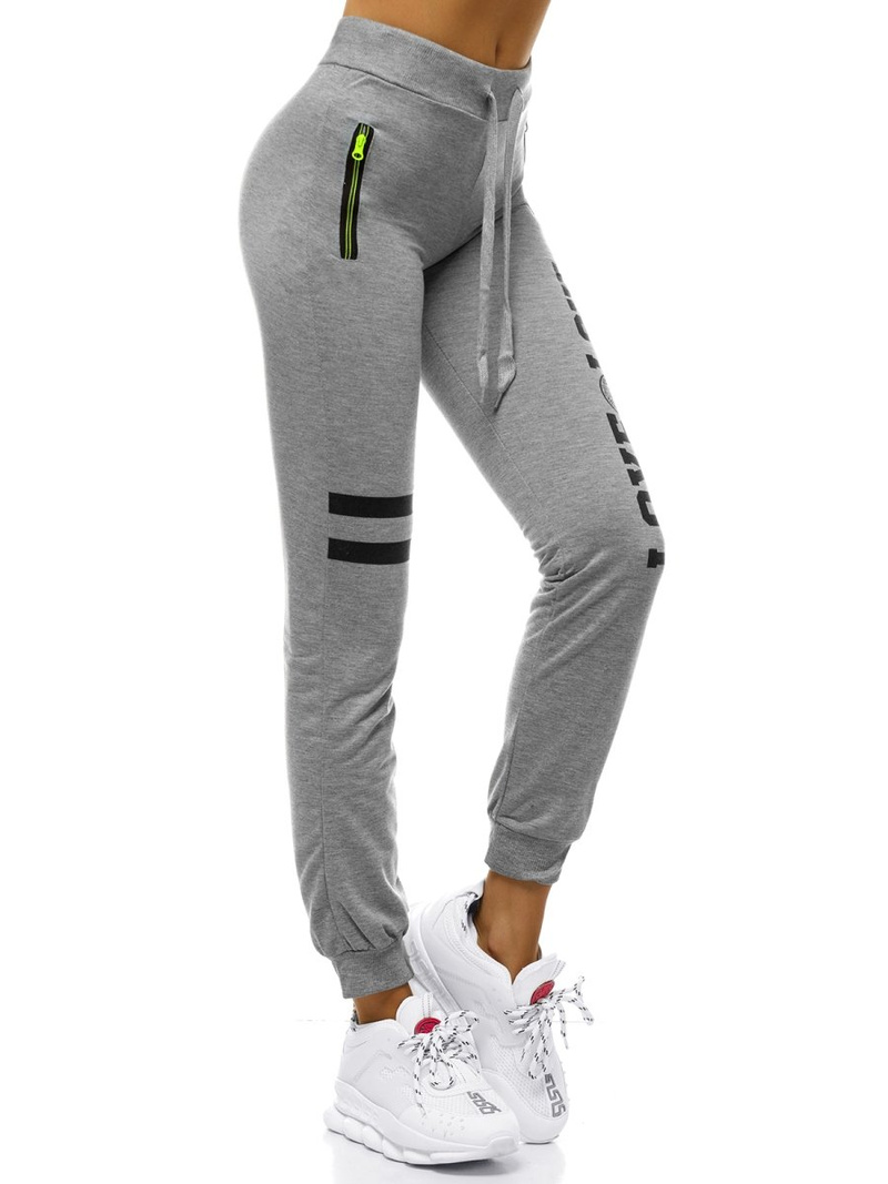 Spodnie dresowe damskie szare OZONEE O/9927