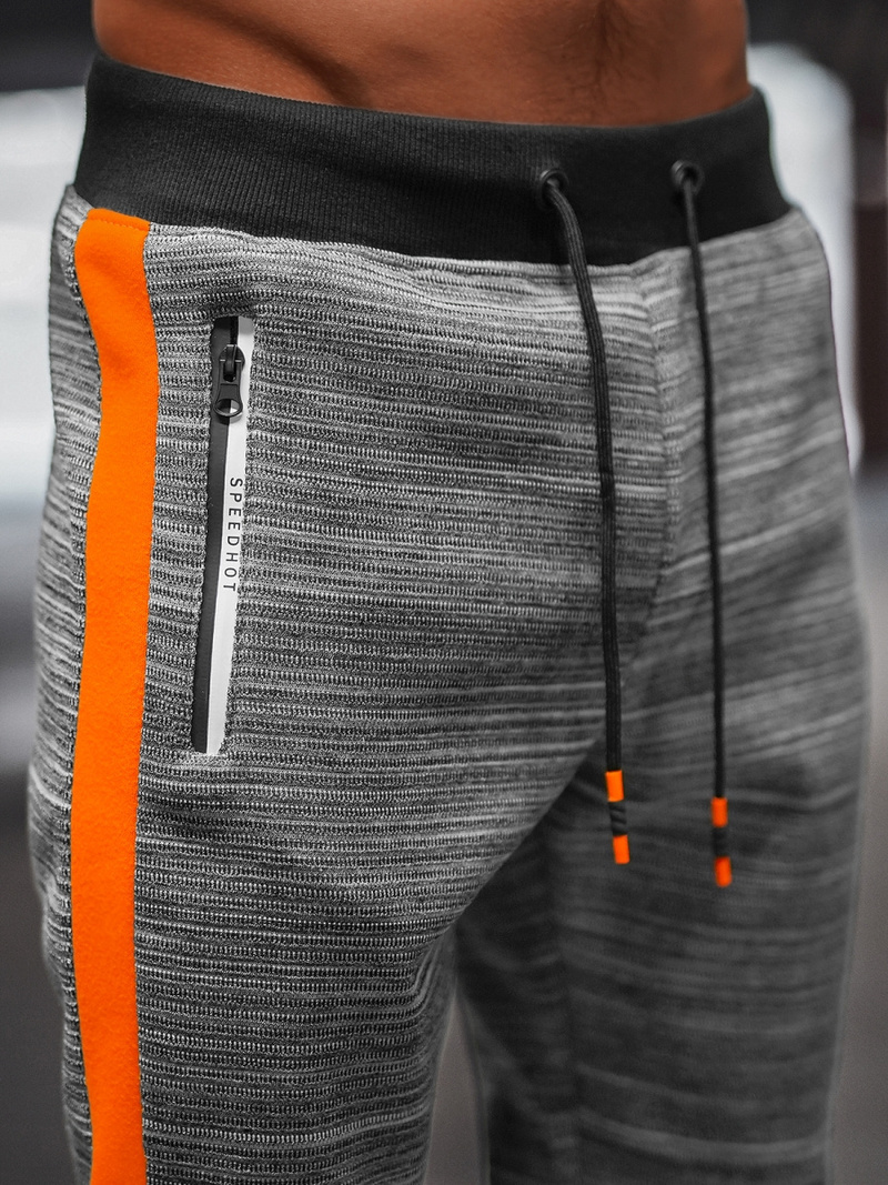 Spodnie dresowe męskie szare OZONEE JS/K60011Z