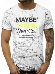 Футболка чоловіча Бiлий OZONEE JS/SS10915