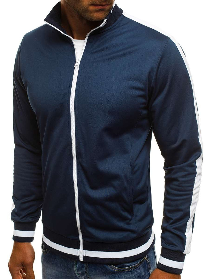 Bluza męska rozpinana granatowa OZONEE O/2126