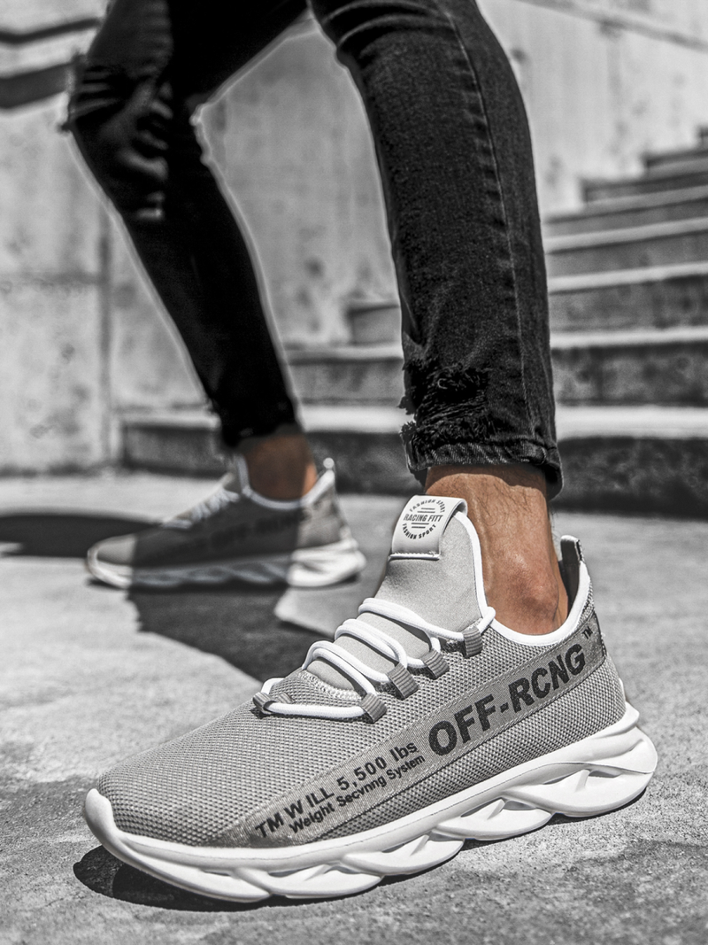 Sneakersy szare OZONEE T/02