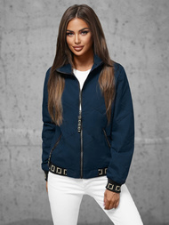 Kurtka damska pikowana granatowa OZONEE JS/5M3161/215