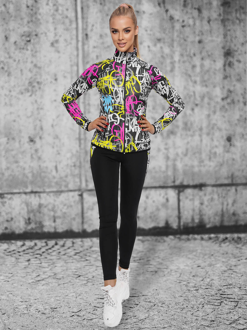 Komplet sportowy damski dwuczęściowy kolorowy OZONEE O/20983