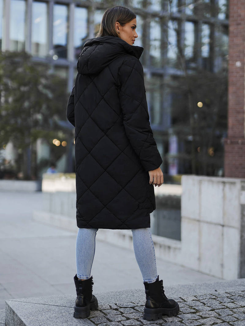 Куртка жіноча чорна OZONEE JS/5M3168/392