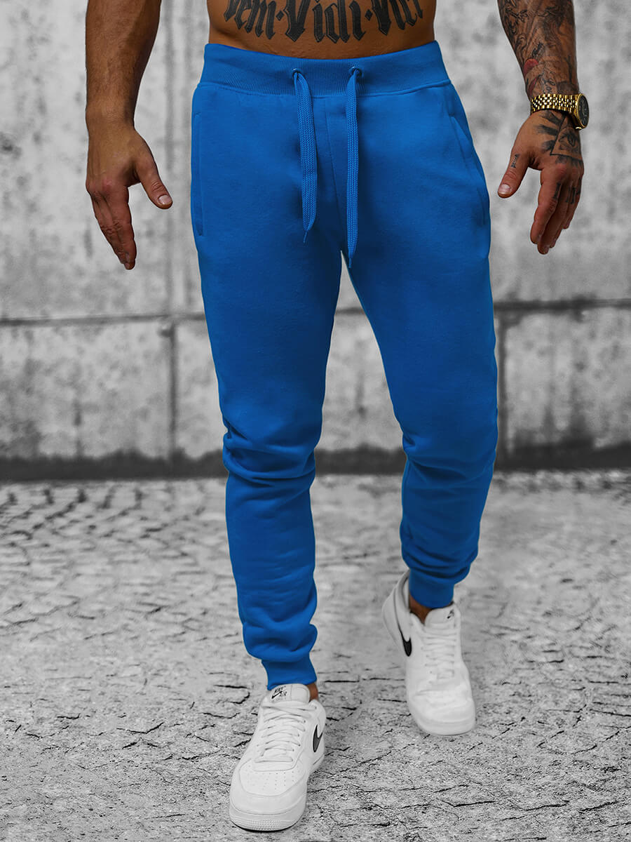 Spodnie dresowe męskie MOVEMENT Blue