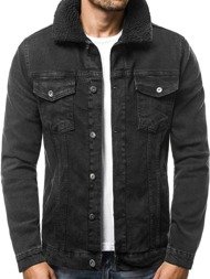 OZONEE b/052 kurtka męska jeans czarna