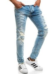 OZONEE b/1842 spodnie męskie niebieskie