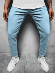 Spodnie jeansowe męskie niebieskie OZONEE O/4679