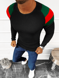 Sweter męski czarny OZONEE L/2641